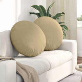 Seat Cushions 2 pcs Grey Green 80 cm Corduroy Fabric 42014264