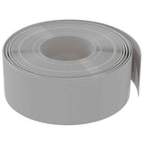 Garden Edgings 4 pcs Grey 10 m 20 cm Polyethylene 3155454