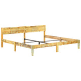 Bed Frame without Mattress Solid Reclaimed Wood 200x200cm 288439