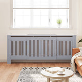MDF Radiator Cover Grey 205 cm 325549