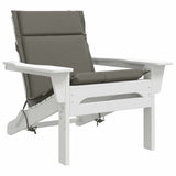 Low Back Chair Cushion GEMERT 6 pcs 100% Polyester Grey 946473