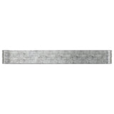 Garden Raised Bed Silver 554x100x68 cm Powder-coated Steel 319087