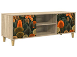 TV Cabinet ZAANDAM 102 x 33 x 50 cm Sonoma Engineered Wood 8007040