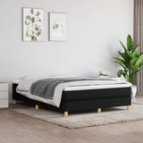Box Spring Bed Frame Black Double Fabric 3121177