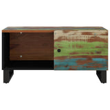 Coffee Table 80x50x40 cm Solid Wood Reclaimed&Engineered Wood 350634