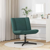 Swivel Chair Dark Green 63 x 75 x 76 cm Fabric 42007329