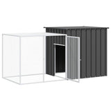 Rabbit Cage Anthracite 200x91x100 cm Galvanised Steel 3155527