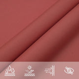 Sunshade Sail Oxford Fabric Square 4x4 m Terracotta 135359