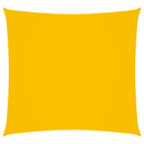 Sunshade Sail Oxford Fabric Square 7x7 m Yellow 135583