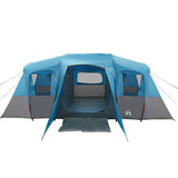Family Tent Tunnel 16-Person Blue Waterproof 94708