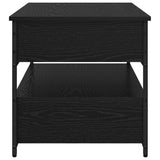 Coffee Table Black Oak 70 x 50 x 54.5 cm Engineered Wood 883050