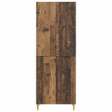 Cabinet Set 2 pcs Old Wood 66 x 34.5 x 90 cm Engineered Wood 3416545