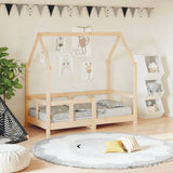 Kids Bed Frame 70x140 cm Solid Wood Pine 835721