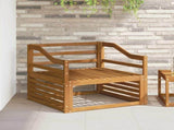Armrests 2 pcs Brown 79 x 4 x 73 cm Engineered Wood 900592
