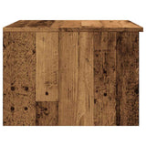 Coffee Table Old Wood 50x50x36 cm Engineered Wood 856848