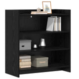 Sideboard Black Oak 75 x 36 x 80 cm Engineered Wood 8011108