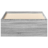 Bed Frame without Mattress Grey Sonoma 100x200 cm 3203836