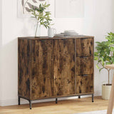 Sideboard Smoked Oak 89.5 x 33 x 82 cm Engineered Wood 883459