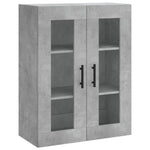 Highboard Concrete Grey 69.5x34x180 cm Engineered Wood 3198237
