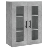 Highboard Concrete Grey 69.5x34x180 cm Engineered Wood 3198237