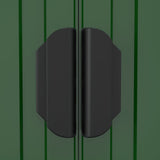 Garden Shed Green 192x855x223 cm Galvanised Steel 3147435