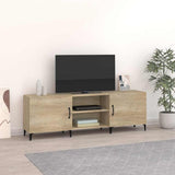 TV Cabinet Sonoma Oak 150x30x50 cm Engineered Wood 812630