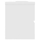 Sink Cabinet with Built-in Basin White Engineered Wood 3071540