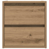 ZNTS Wall-mounted Bedside Cabinets 2 pcs Artisan Oak 38x34x40 cm 861264