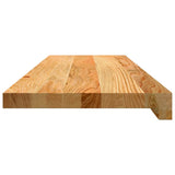 Window Sills 2 pcs Light Brown 80x25x2 cm Solid Wood Oak 4009142
