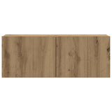 Wall Mounted TV cabinets 4 pcs Artisan Oak Engineered Wood 3328948