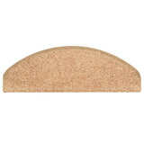Stair Mats 15 pcs 65x21x4 cm Gold Half Round Large 322379