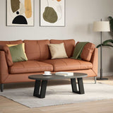 Coffee Table Legs U-Shaped 2 pcs Black 30x cm Steel 4012736