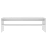 800126 Coffee Table White 100x40x40 cm Engineered Wood