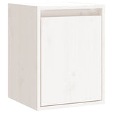 Wall Cabinets 2 pcs White 30x30x40 cm Solid Wood Pine 813478
