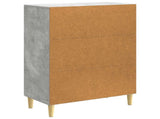 Sideboard Concrete Grey 66 x 34.5 x 90 cm Engineered Wood 894588