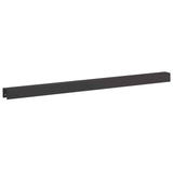 Garden Cover Profile 20 pcs 100 x 5 x 5 cm Steel Black 8012992