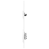 Wall-Mounted Coat Rack White 60 x 3 x 82 cm Engineered wood 874475