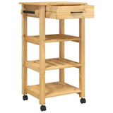 Kitchen Trolley MONZA 48x40x88.5 cm Solid Wood Pine 376079