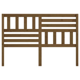 Bed Headboard Honey brown Solid Pine Wood 166 x 4 x 100 cm 814157