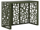 Air Conditioner Cover Olive Green 110 x 50 x 105 cm Steel 8014174