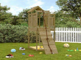 Playhouse with Climbing Wall Impregnated Wood Pine 3156876