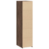 Highboard Brown Oak 30x41x124 cm Engineered Wood 846382