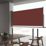 Patio Retractable Side Awning 60x300 cm Brown 48355