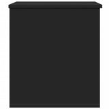 Storage Box Black 60x42x46 cm Engineered Wood 840654
