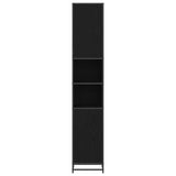 Bathroom Furniture Set with Door Black Oak 35 x 37.5 x 188.5 cm 3402319