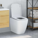 Toilet Seat White 47.5 x 35 x 3.6 cm Duroplast 42002361