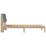 Bed Frame with Upholstered Headboard Brown 100 x 200 cm 878839
