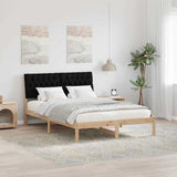 Bed Frame with Upholstered Headboard Brown 160 x 200 cm 3394390