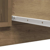 Sideboard with Drawers Artisan Oak 100.5x35x76 cm Engineered Wood 3328452