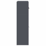 Storage Cabinet 2 pcs Anthracite 60 x 40 x 145 cm Steel 3438695